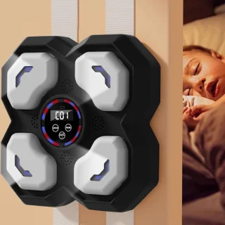 Muziek Boksmachine Wandmontage Fitnessapparaat 31 cm Zwart
