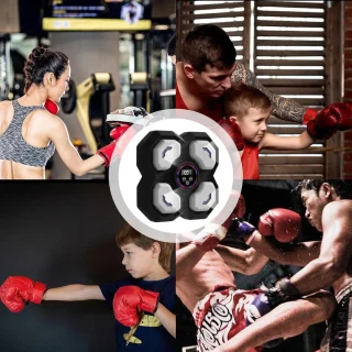 Muziek Boksmachine Wandmontage Fitnessapparaat 31 cm Zwart