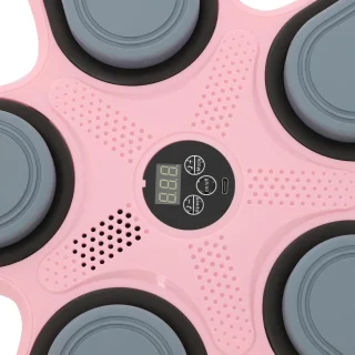 Muziek Boksmachine - Wandmontage - Roze