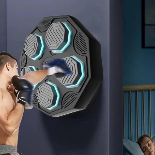Muziek boksmachine wandmontage zwart