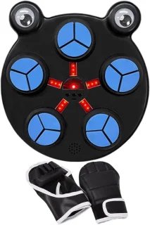 Muziek boksmachine - wandtrainer - 33 cm - zwart