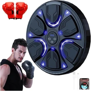 Muziek Boksmachine Wandtrainer 42,5 cm Zwart