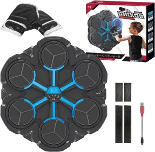 Muziek boksmachine wandtrainer reactie zwart