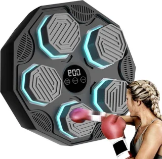 Muziek boksmachine wandtrainer zwart