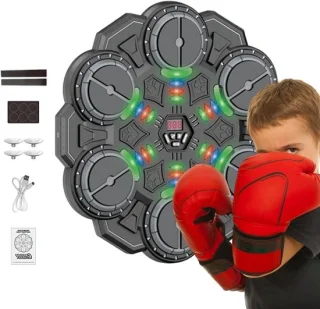 Muziek boksmachine - zwart - 35 cm breed