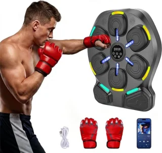 Muziekboksmachine boksmuziek trainer L zwart