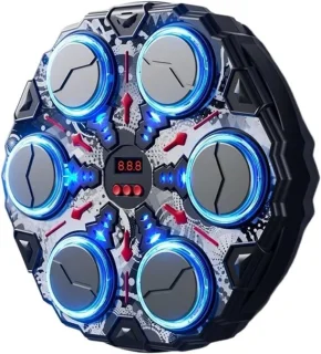 Muziekbox automaat boksschijf fitness zilver
