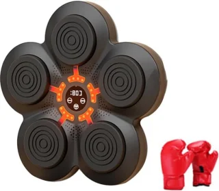 Muziektrainingsmachine Fitness Punch Target Model B Zwart
