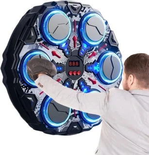Muzikale boksmachine 33 cm zilver