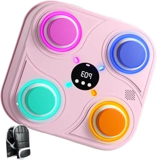 Muzikale Boksmachine Slagmat 30,5 x 30,5 cm Roze