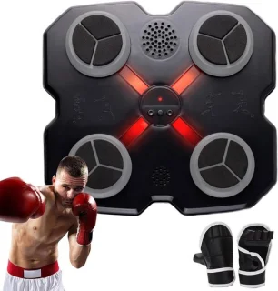 Muzikale boksmachine trainingsmuur