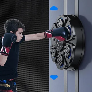 Muzikale boksmachine wandmontage zwart