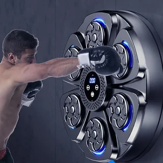 Muzikale boksmachine wandmontage zwart