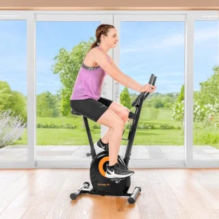 Oefenfiets binnen hometrainer zwart