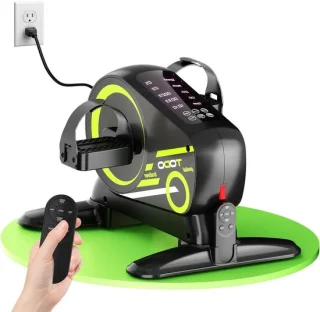 Oefenfiets mini hometrainer zwart