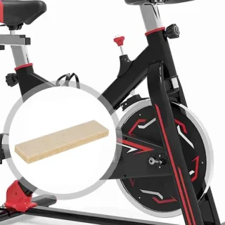 Oefening fietsremblokken wolvilt weerstand drag pad voor hometrainer