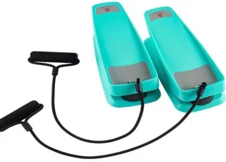 Oefenstepper - Hometrainer onder bureau - Blauw