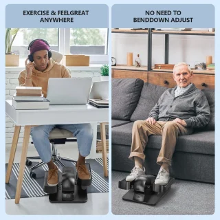 Onder-bureau elliptische pedaaltrainer