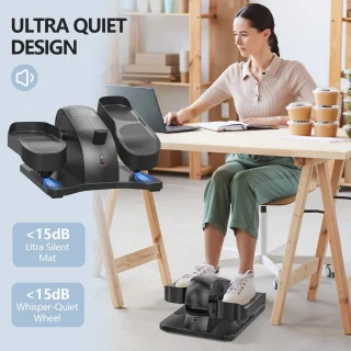Onder-bureau elliptische pedaaltrainer