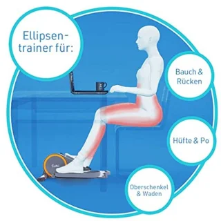 Onder-bureau elliptische trainer