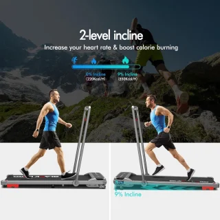 Onder Bureau Loopband 2-in-1