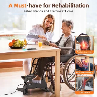 Wat vinden we goed aan de Onder Bureau Trainer - Mini Crosstrainer - Donker