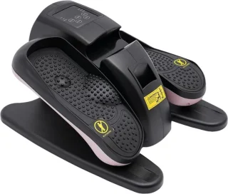 Onder desk elliptical hometrainer voeten roze