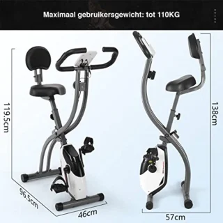 Opklapbare Hometrainer Fitnessbike