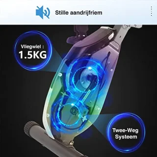 Opklapbare Hometrainer Fitnessbike