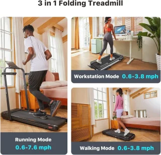 Opvouwbare 3-in-1 Loopband