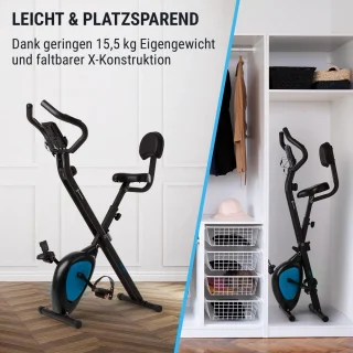 Opvouwbare Airbike Hometrainer