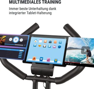 Opvouwbare Airbike Hometrainer