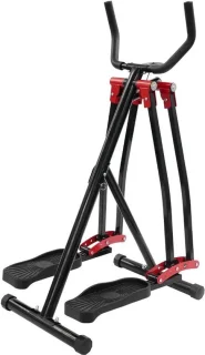 Opvouwbare crosstrainer tot 150 kg, zwart
