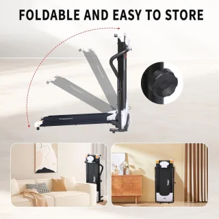 Opvouwbare elektrische loopband