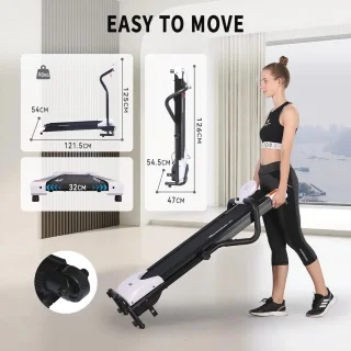 Opvouwbare elektrische loopband