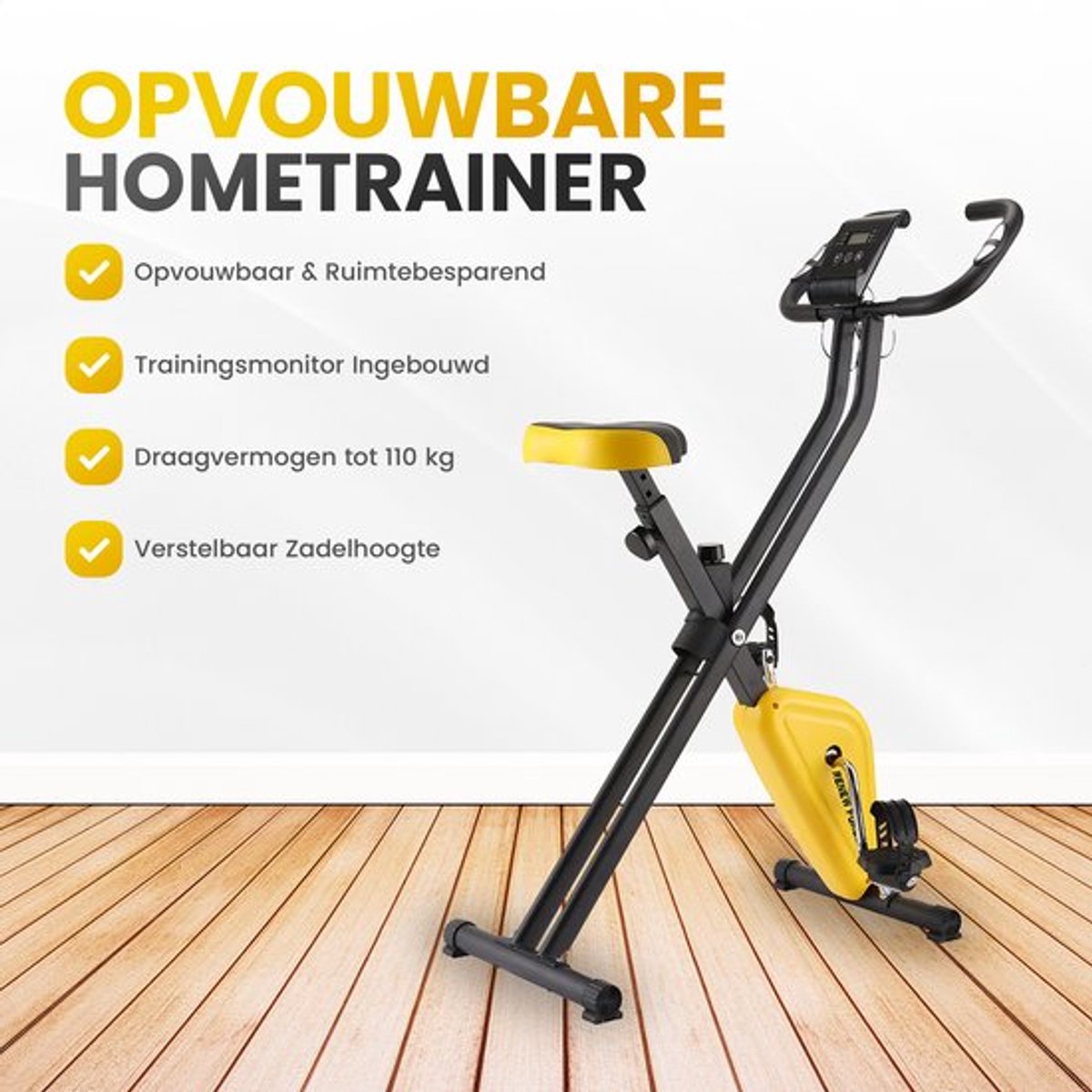 Wat vinden we goed aan de Opvouwbare Hometrainer Compact Met LCD Display