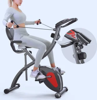 Opvouwbare Hometrainer Fitnessfiets Met LCD-Scherm