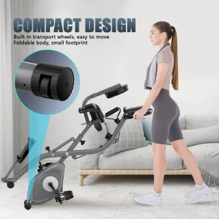 Opvouwbare hometrainer magnetisch verstelbaar met app