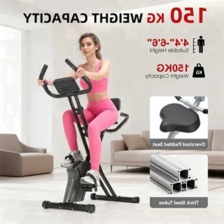 Opvouwbare hometrainer met magnetische weerstand