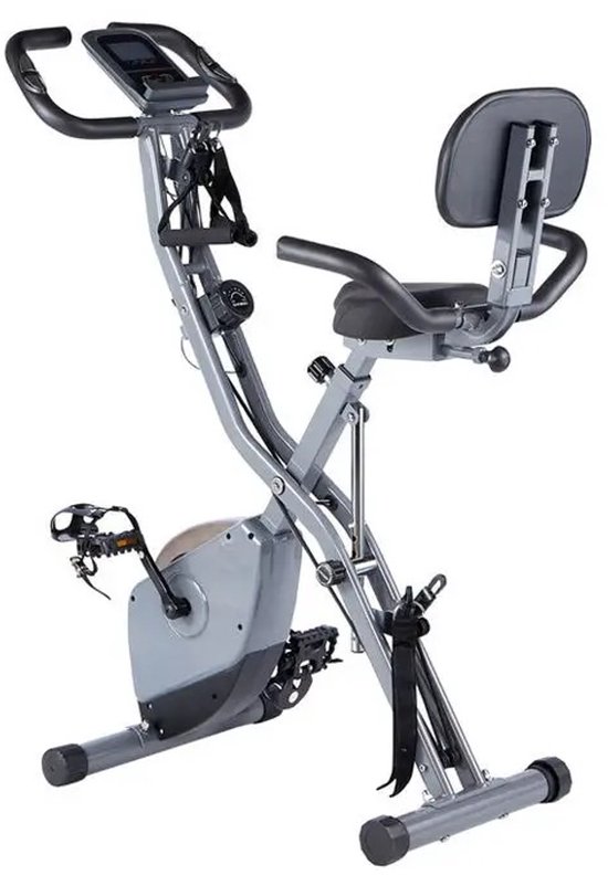 Opvouwbare Hometrainer met Rugleuning 16 Weerstandsniveaus LCD-display 160kg draagvermogen review