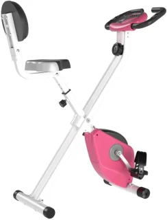 Opvouwbare Hometrainer Roze/Wit