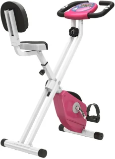 Opvouwbare Hometrainer Roze/Wit