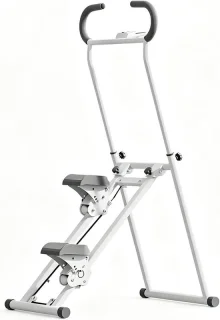 Opvouwbare hometrainer trapklimmer wit