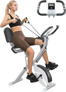 Opvouwbare hometrainer wit