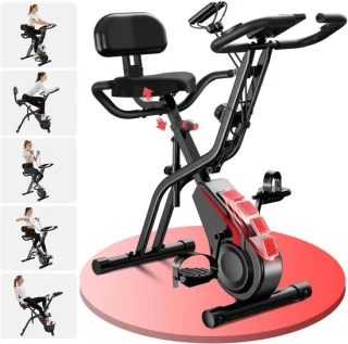 Opvouwbare hometrainer zwart