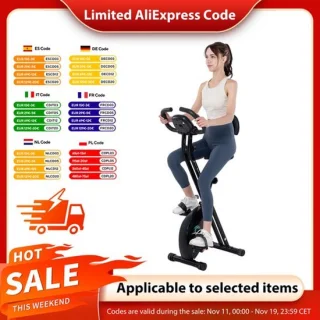 Opvouwbare hometrainer - zwart