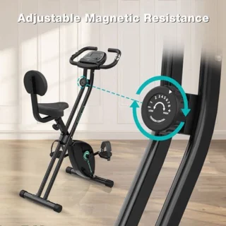 Opvouwbare hometrainer zwart
