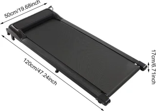 Opvouwbare loopband voor onder bureau