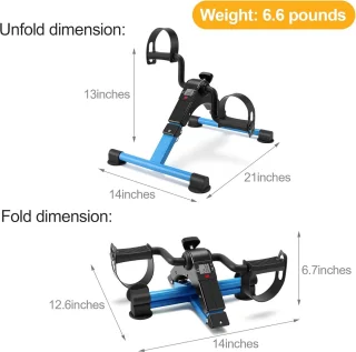 Opvouwbare Mini Hometrainer - Bureauhometrainer