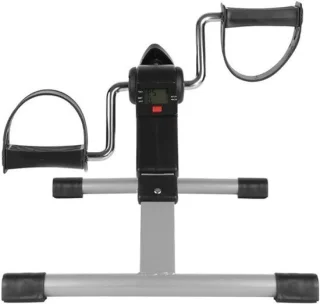 Opvouwbare pedaaltrainer mini hometrainer grijs